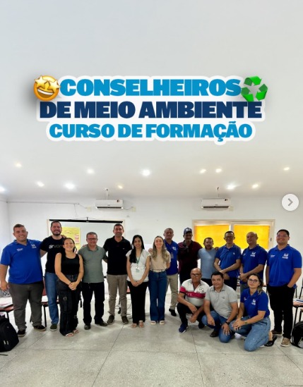 Ontem rolou o encerramento do nosso Curso de Formação dos Conselheiros de Meio Ambiente! 💚