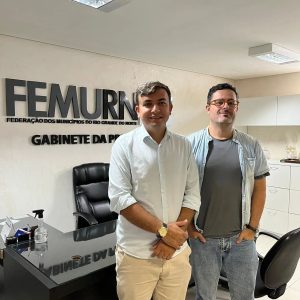 Leia mais sobre o artigo REUNIÃO NA FEDERAÇÃO DOS MUNICÍPIOS DO RIO GRANDE DO NORTE (FEMURN)