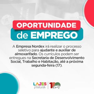 Leia mais sobre o artigo O NOSSO BANCO DE TALENTOS ESTÁ A TODO VAPOR!