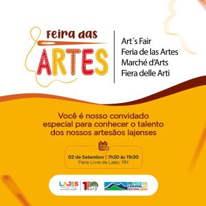 Leia mais sobre o artigo Feira das Artes, na área coberta Geraldo Pintado, localizada no Mercado Público Municipal.