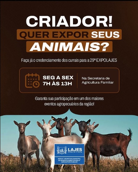 Leia mais sobre o artigo Vai participar da 29ª Expolajes? Então se liga!