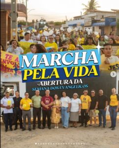 Leia mais sobre o artigo Ontem (07) demos início ao primeiro dia da Semana dos Evangélicos, marcado por muita fé, união e louvor.